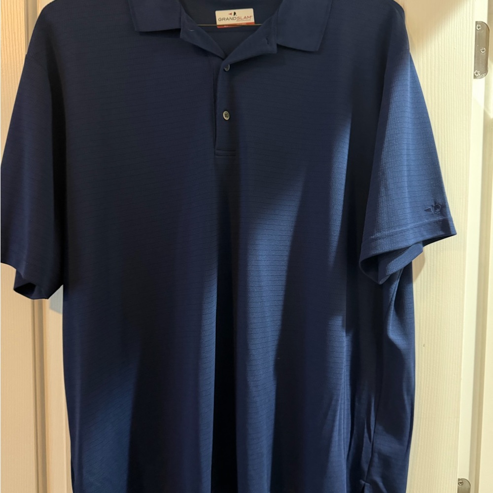 Grand Slam Men's Deep Blue Polo Shirt